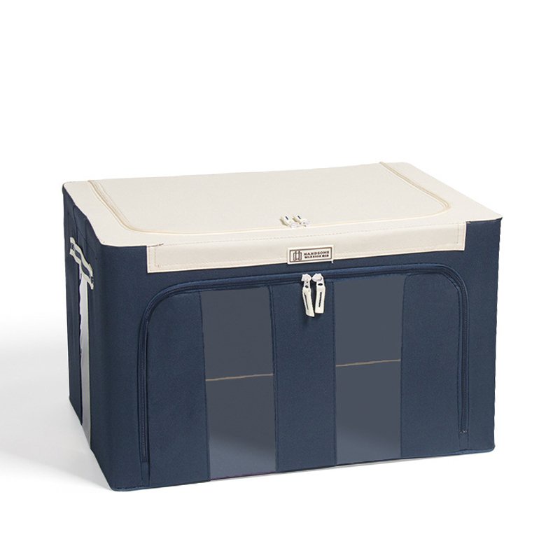 Oxford Cloth Steel Frame Storage Box Multifunction Easy Assemble
