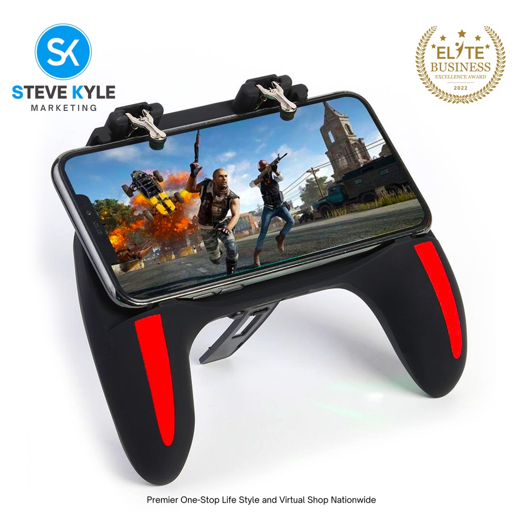 H10 Plug-In 2 Cooling Fan Game Pad L1R1 Controller For PUBG Gamepad ...