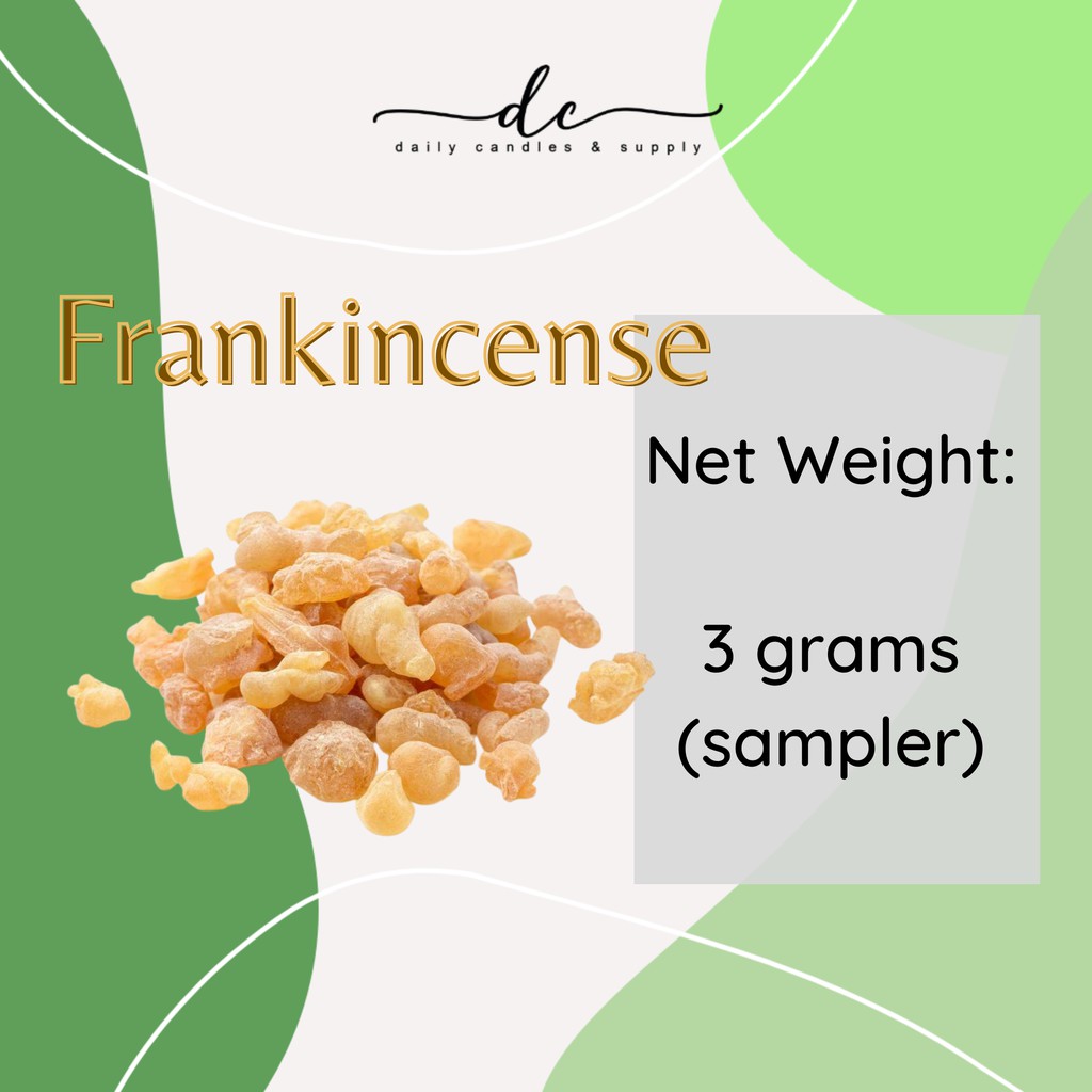 Daily Candles FRANKINCENSE FRAGRANCE OIL SAMPLER for Candle and Soap