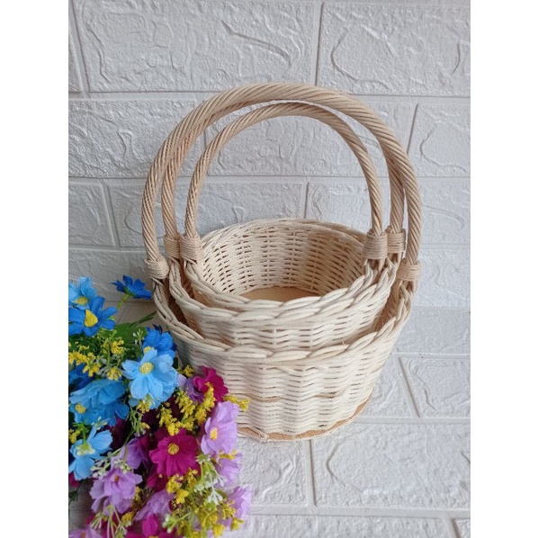 Rattan Contains 3 Baskets | Shopee Philippines