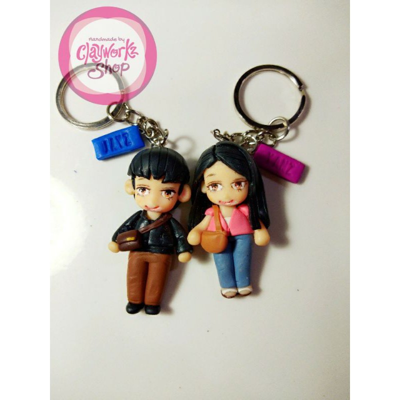 Customized chibi single figure keychain | Shopee Philippines