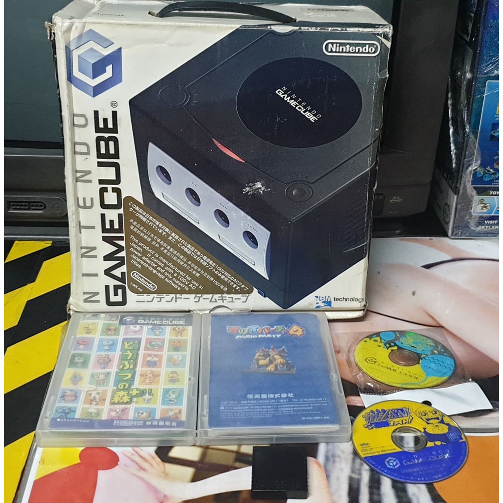 NINTENDO Gamecube (Jet Black) Console System Boxed (Japan) | Shopee ...