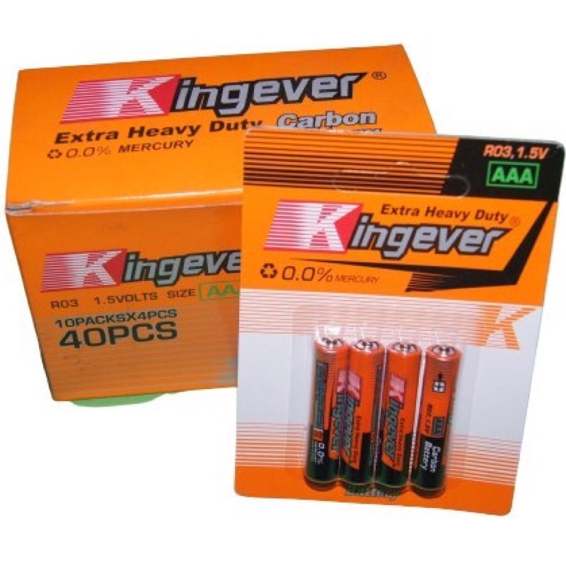 AUTHENTIC Kingever King Ever Extra Heavy Duty Battery Batteries AA