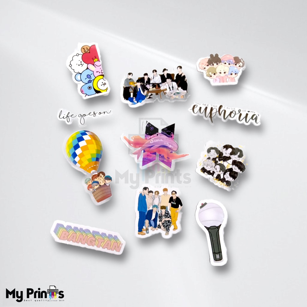 BTS Sticker Pack (Vinyl Waterproof & Smudgeproof) | Shopee Philippines