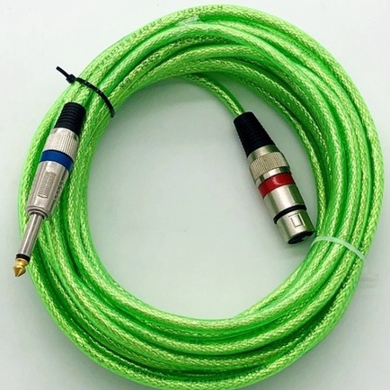 10M Colorful Quality Heavy Duty Short and Long Spring Microphone Wire ...