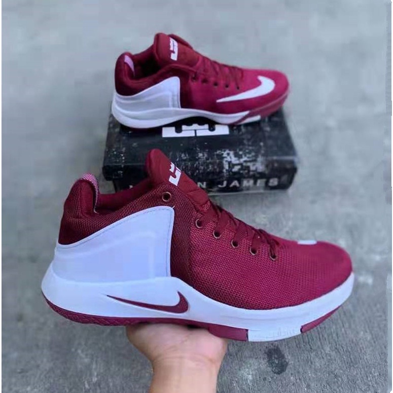 BASKETBALL SHOES LEBRON JAMES Red White