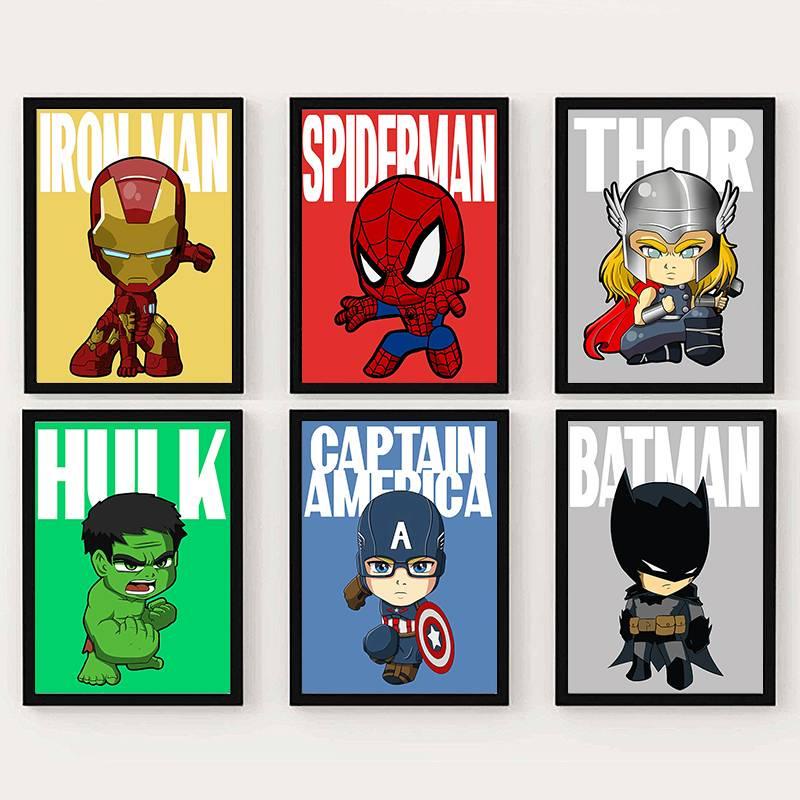 marvel-avengers-canvas-painting-cartoon-superheroes-poster-iron-man