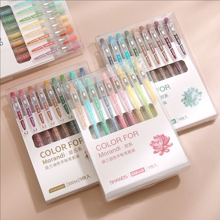 9 Pcss of Morandi Color Gel Pens, Retro Pocket Pen Set, Kawaii Japanese  Color Gel Pens for Students to Take Notes, Macaron Color Ink Gel Pen -   Canada