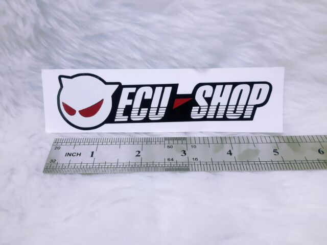 Stiker ecu shop decal sticker potong | Shopee Philippines