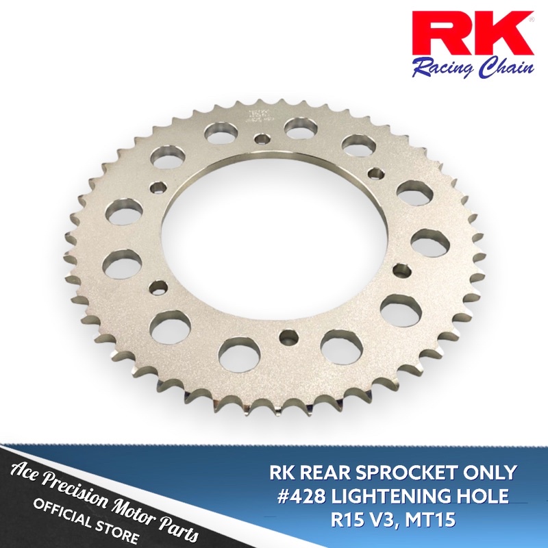 R15 v3 best sale chain sprocket life