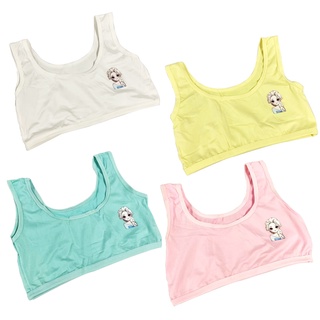 WM Teenage Girl Cartoon Training Bra Soft Cotton Prevent Nipple ...