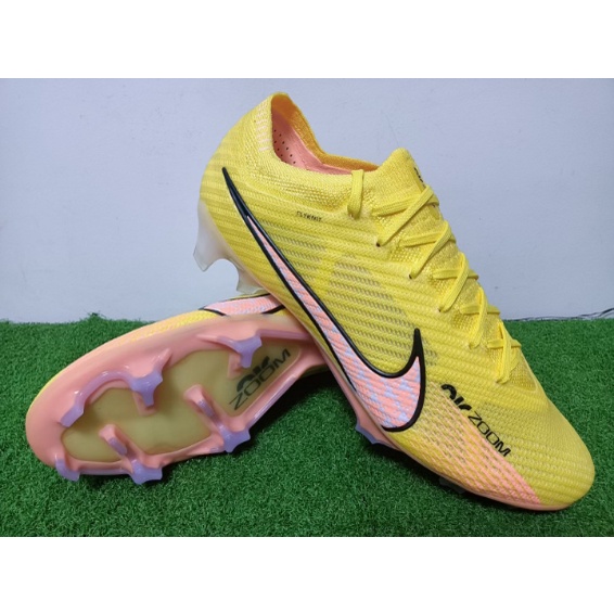 Mens Size 8 Nike Zoom Mercurial Vapor 15 Elite FG Soccer Cleat Yellow  DJ4978-780,   in 2023