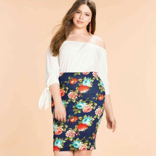 Pencil cut skirt on sale shopee