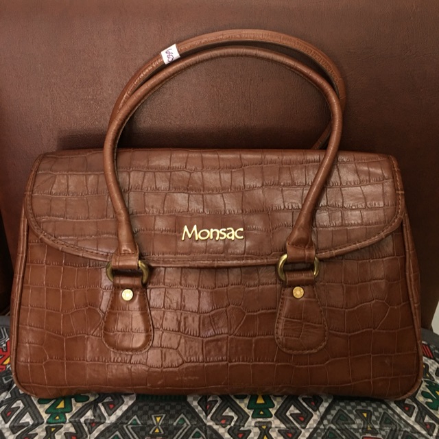 Monsac Preloved Shoulder Bag Shopee Philippines