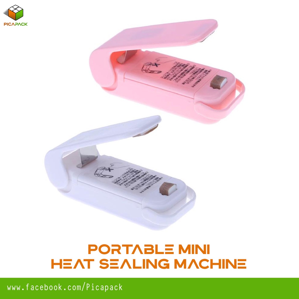 ☎ ♞Portable Mini Heat Sealing Machine Sealer Seal Plastic Bag Shopee