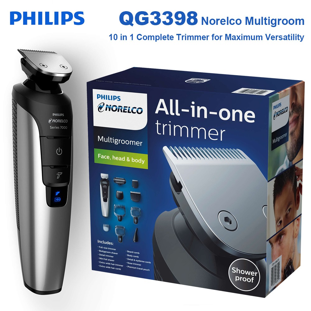 Philips Norelco Multigroom QG3398/49 Self-Sharpening Steel Blades ...