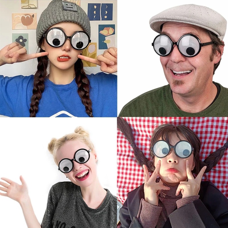 Crazy Halloween Glasses Funny Glasses Swirl Glasses Turn Eyeball