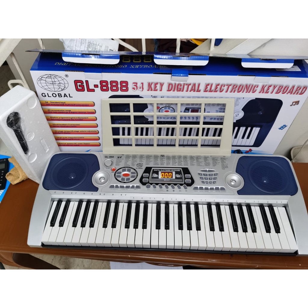 GL888 & GL220 Digital Electronic Keyboard Piano 54 Keys NEW ARRIVAL