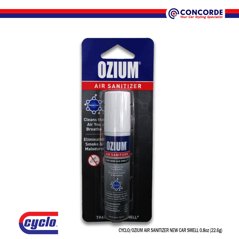 Cyclo/Ozium Air Sanitizer New Car Smell 0.8oz (22.6g) Shopee Philippines