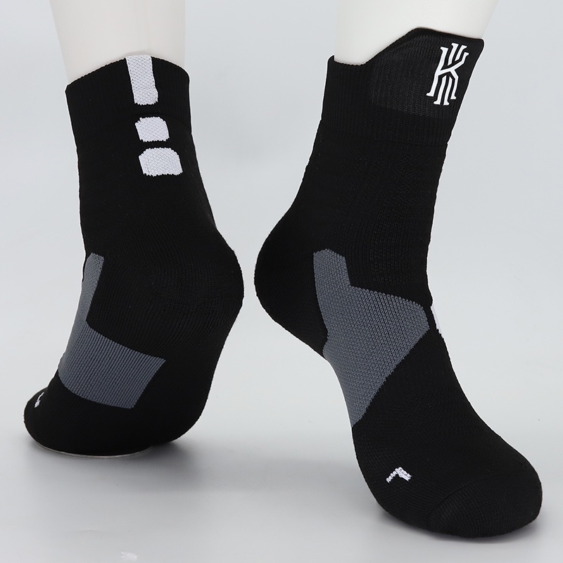 Kyrie Irving Elite Socks Mid Cut Sports Socks NBA Towel Bottom Basketball Socks Shopee Philippines