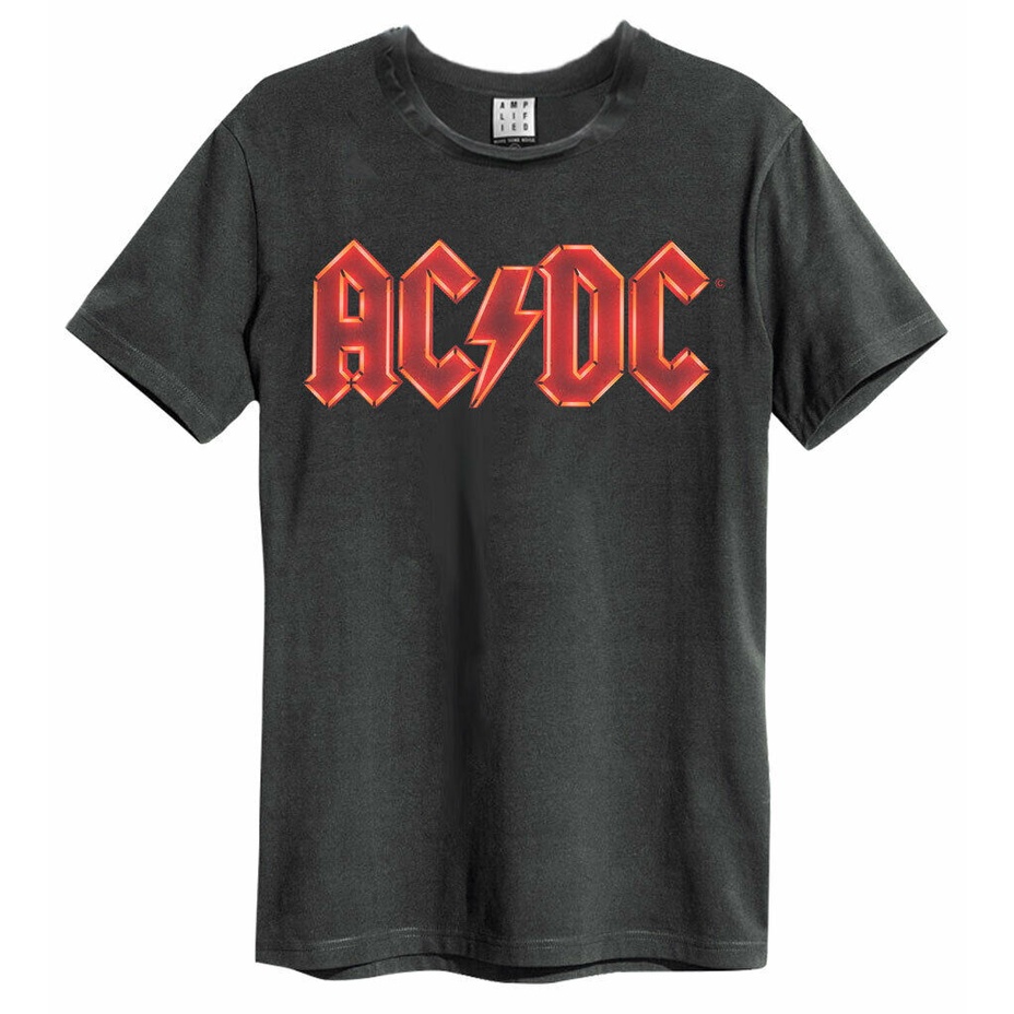 Cotton T-Shirt With Spun Ac/Dc Power Up Logo Print Comfortable To Wear ...