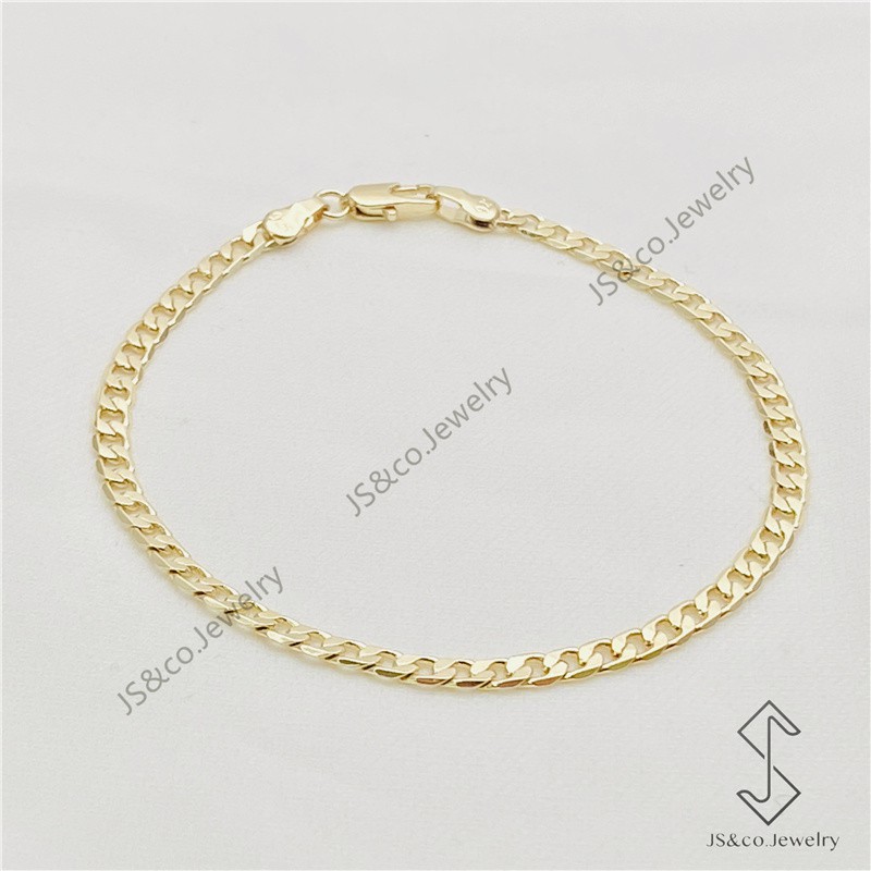 JS&CO jewelry 18k Bangkok Gold Bracelet for Men Fashion Accessories ...