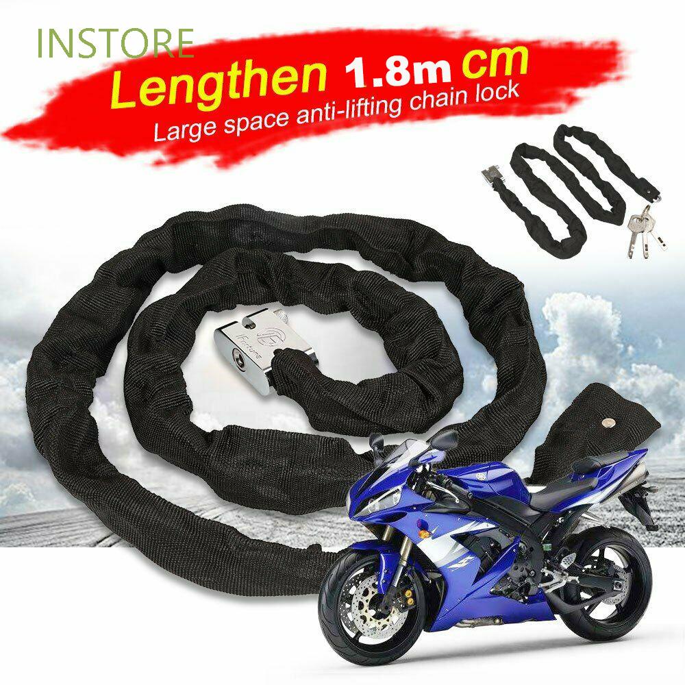 INSTORE Motorbike Padlock Metal Bike Accessories Bicycle Lock