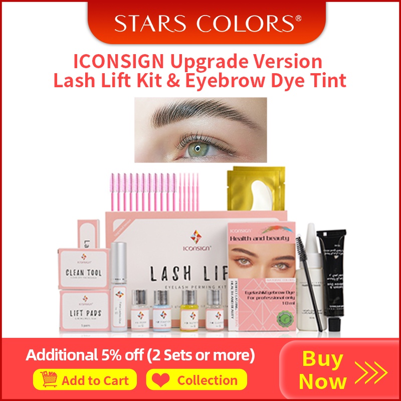 Iconsign Upgrade Version Lash Lift Kit Lash Lifting And Lash Tint