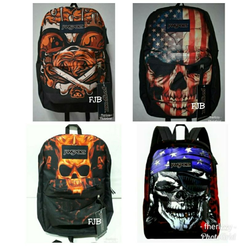 Jansport discount skull backpack