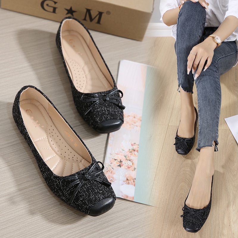 【AhSin】Fashion Women Doll Shoes Office Flat Shoes Daily Loafer GM78-34 ...