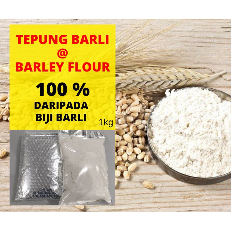 6KG - Tepung Barli Organik (Barley Flour) | Shopee Philippines