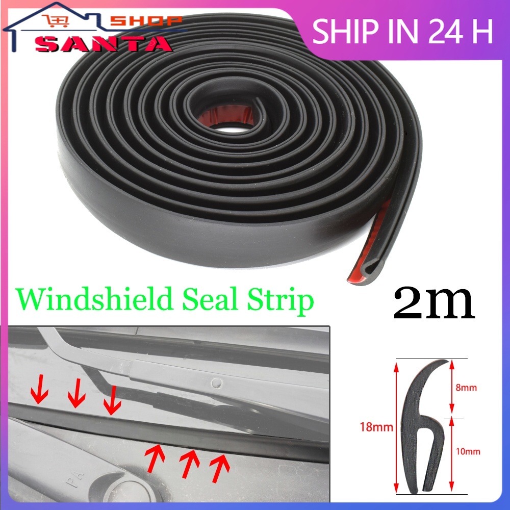 2M Car window rubber seal Moulding Weatherstrip Rubber Sticker ...