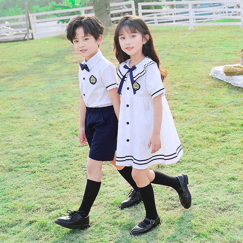 +HytKindergarten teacher garden uniform summer work uniform class