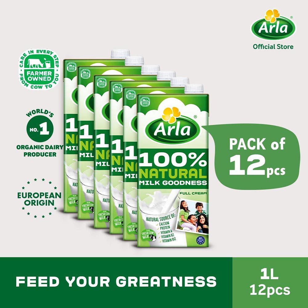 Arla Full Cream Milk 1L 12Pack Shopee Philippines