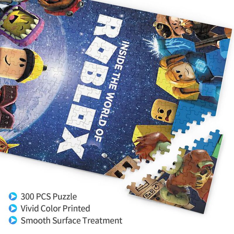 Inside The World Roblox Customized Jigsaw Puzzles from Photos 300 Pieces Personalized Picture
