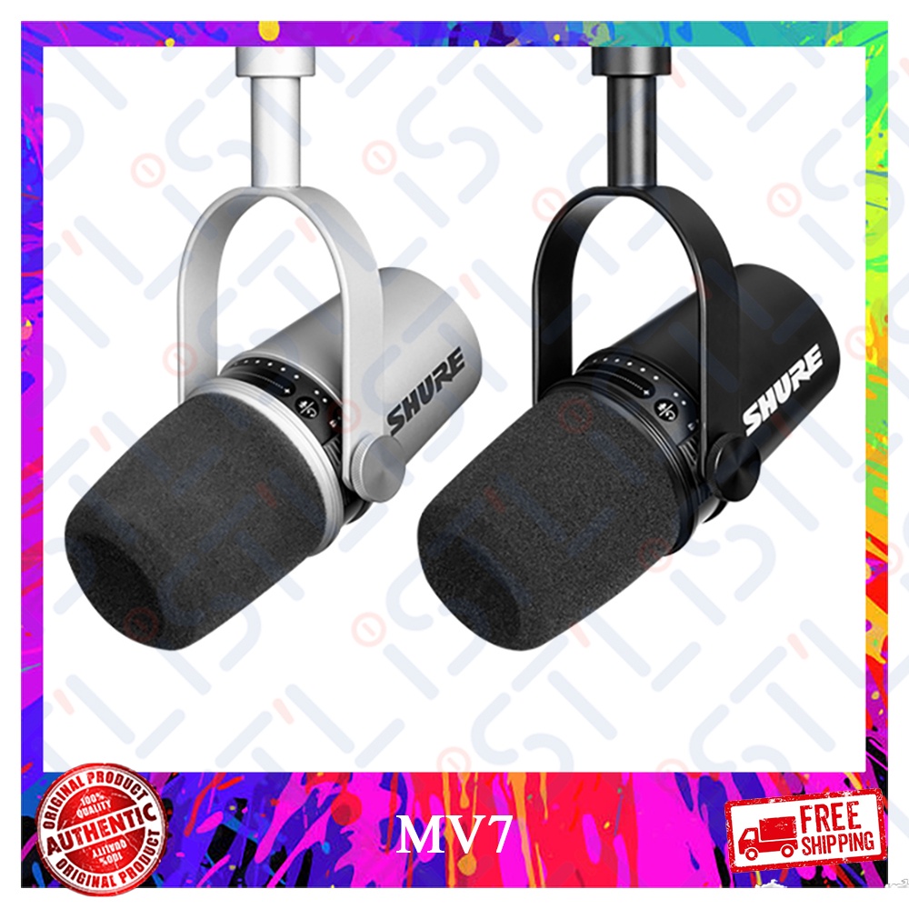 Shure MV7 USB Podcast Microphone | Shopee Philippines