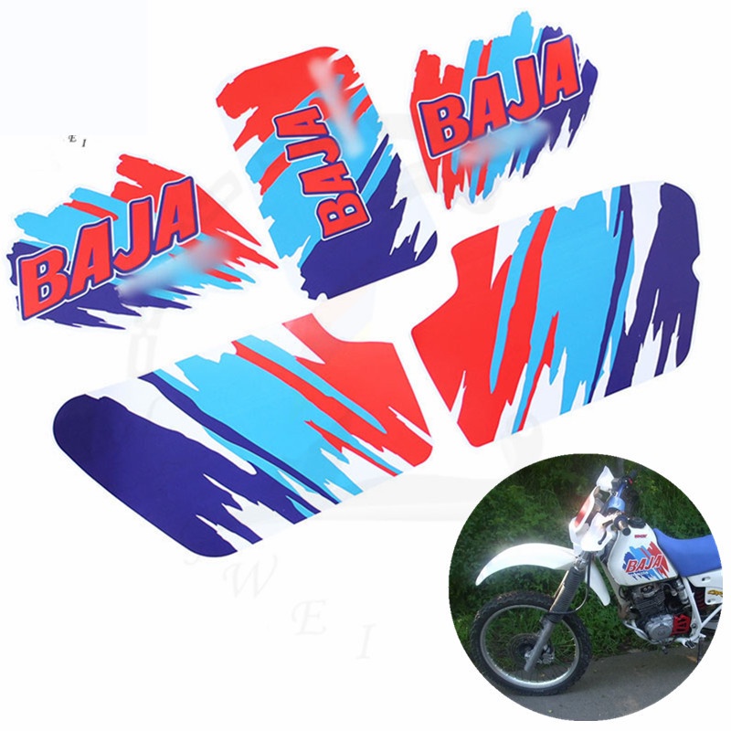 Honda XR250 Baja250 Baja XR 250 Dirt Bike Decal Complete Graphic ...