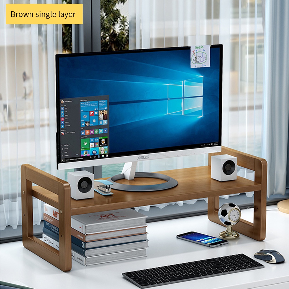 Computer Monitor Screen Increased Stand Rack Office Desk Monitor Rack ...