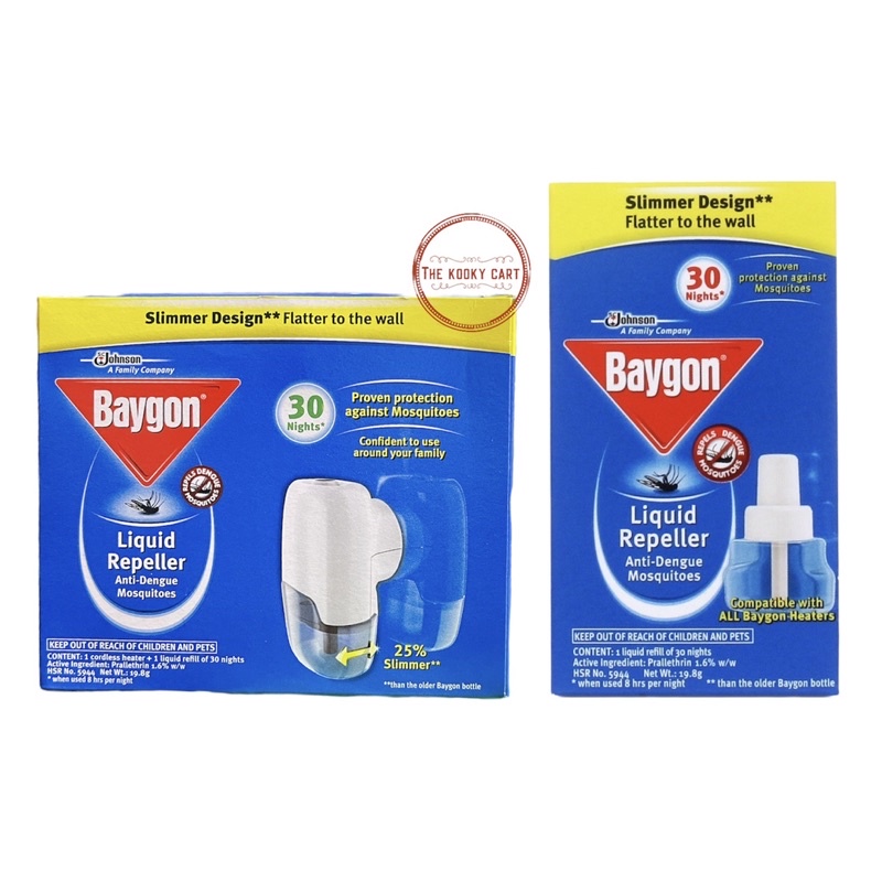 Baygon Liquid Electric Mosquito Repellant Diffuser Repeller AntiDengue