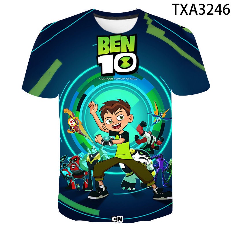 2022 New Summer Fashion New Ben 10 T Shirts Men Women Tshirt 3D Print ...