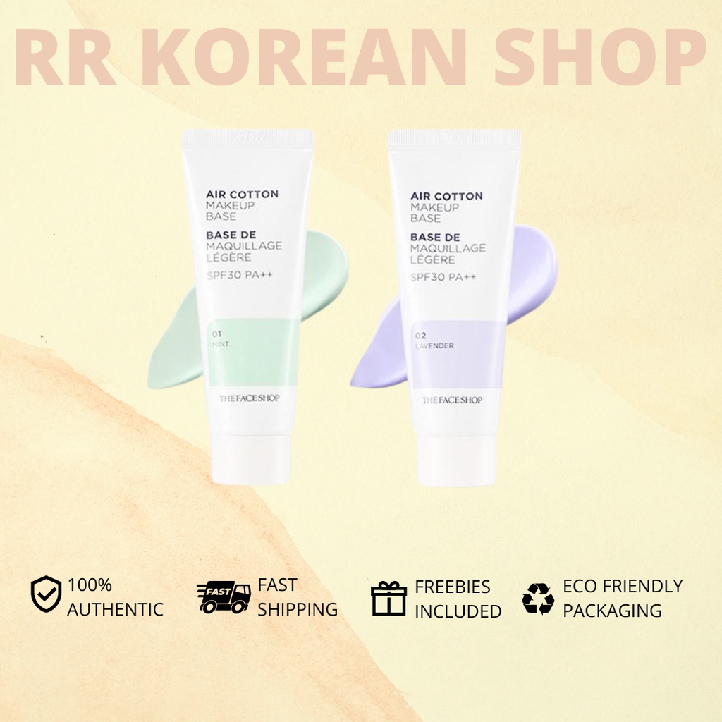 The Face Shop Air Cotton Makeup Base SPF 30 PA++ Shopee Philippines