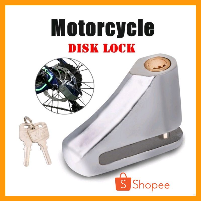 Motorcycle Stainless Steel Disk Lock | Shopee Philippines