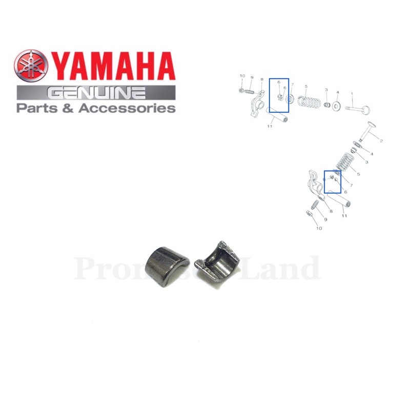 Mio sporty valve cotter(valve spring retainer lock) Shopee Philippines