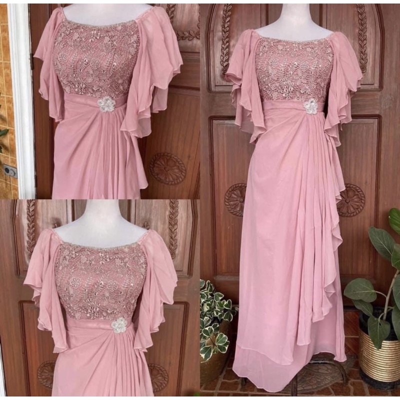 NINANG MOTHER OF THE BRIDE PRINCIPAL SPONSOR GOWN Shopee Philippines