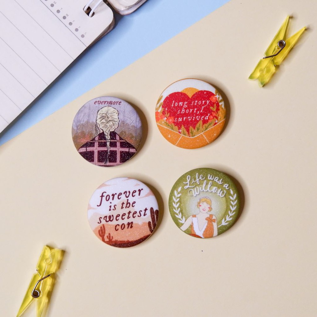 Taylor Swift Lover Button Pins (PRICE PER PIN)