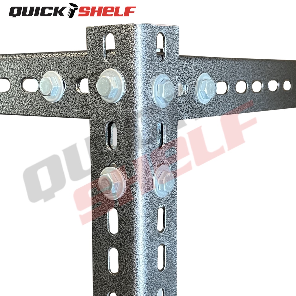 QS 38mm SLOTTED ANGLE BAR 1.5"x1.5"x1.8mm QS712 Heavy Duty DIY Storage