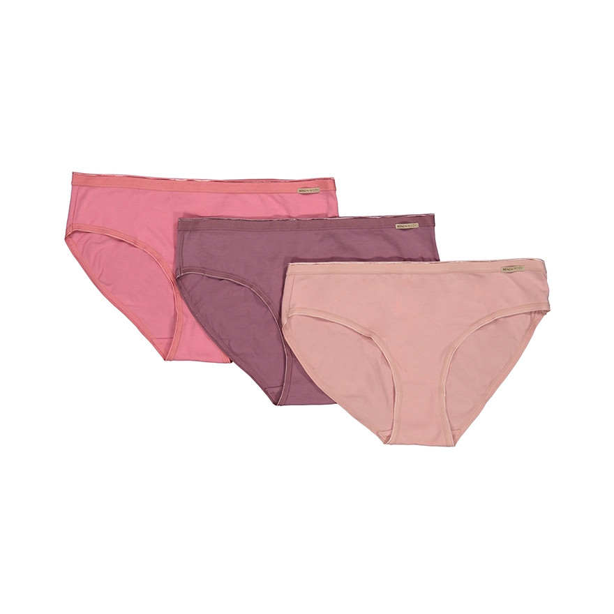 BENCH/ 3-in-1 Mid Rise Bikini - Pink/Violet | Shopee Philippines