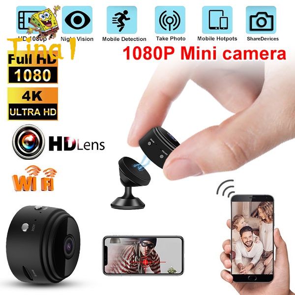 Original A9 mini camera CCTV camera wifi connect to cellphone 1080P HD  Webcam Mini IP Camera