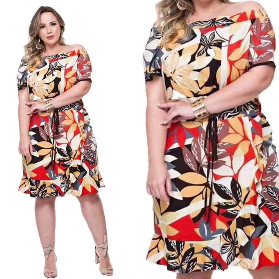 Hawaiian theme best sale dress plus size