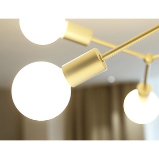 （with Free Tricolor Bulb) Chandelier Ceiling Light Modern Design 